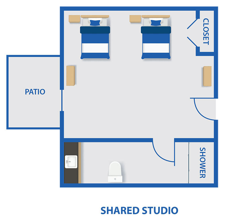 shared studio floor plan