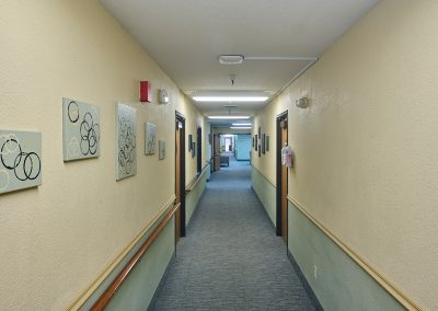 The hallway at Vintage Faire